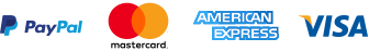 Δεχόμαστε πληρωμές με PayPal, Mastercard, American Express, and Visa